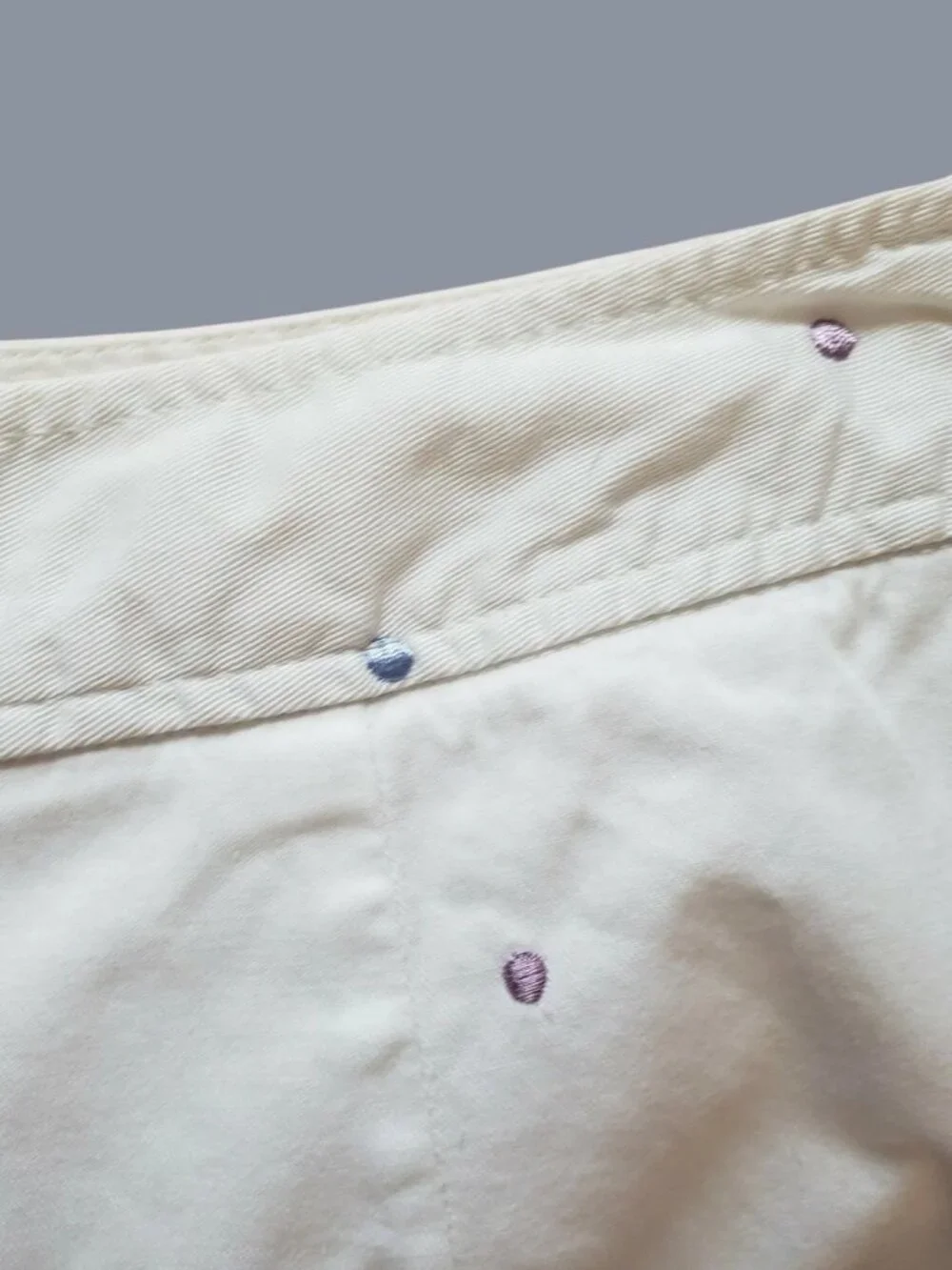 Classic Elements Women’s Embroidered Dot Skirt Skort Casual White Size 8